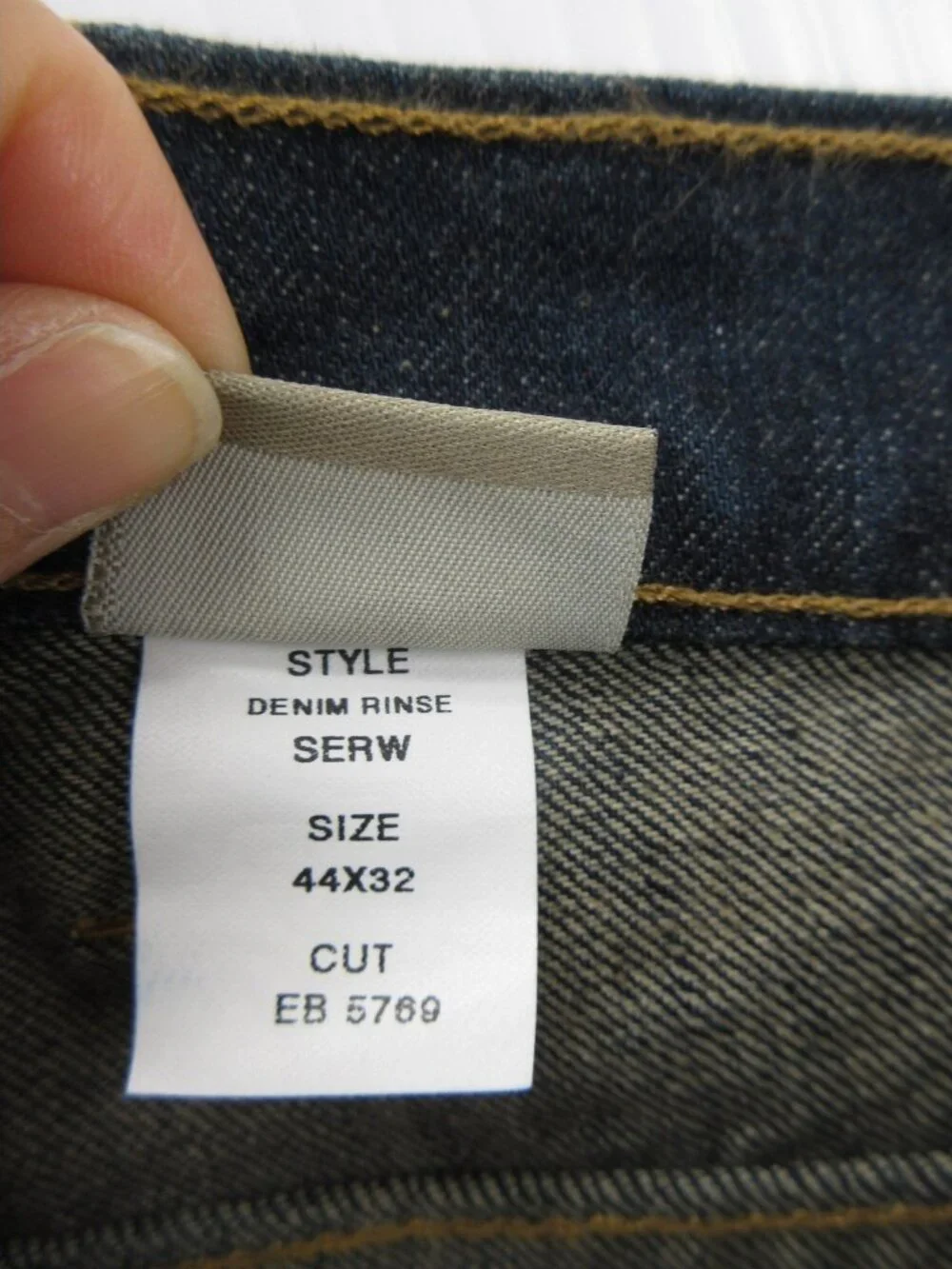 Bills Khakis Jeans 44X32 Straight Classic Fit Denim Rinse Heritage NEW